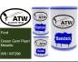 Preview: Ford, Green Gem Pearl Metallic, W6 / M7296: 500ml Lackdose + 500ml Klarlack + 250ml Härter - Set, von ATW Autoteile West.